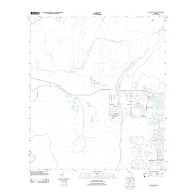 2012 Map of Sanford SW, 2012 Print