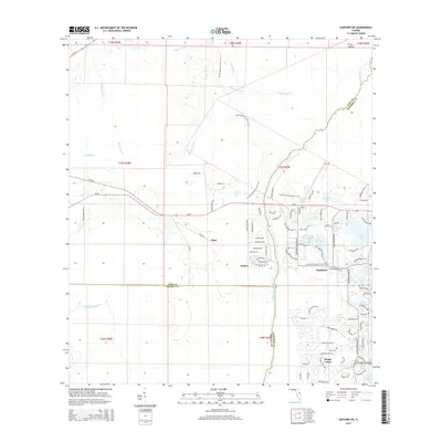 2015 Map of Sanford SW, 2015 Print