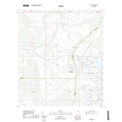 2018 Map of Sanford SW, 2018 Print