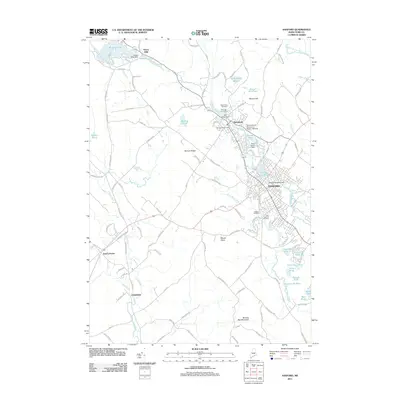 2011 Map of Sanford, 2011 Print
