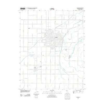2012 Map of Sanger, 2012 Print