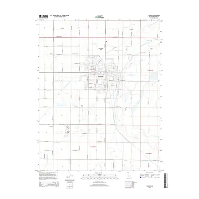 2015 Map of Sanger, 2015 Print