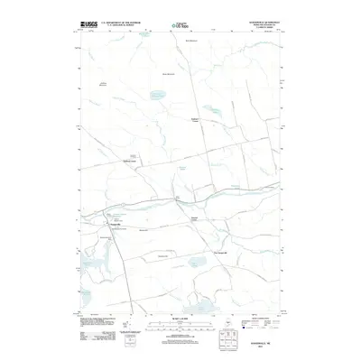 2011 Map of Sangerville, 2011 Print
