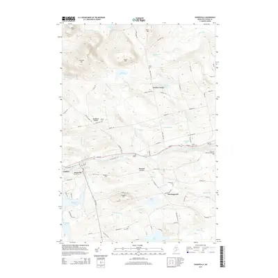 2014 Map of Sangerville, 2014 Print
