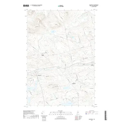 2018 Map of Sangerville, 2018 Print