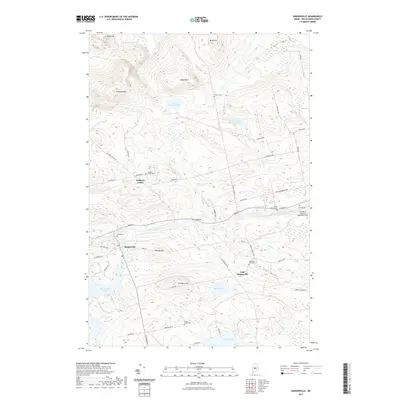 2021 Map of Sangerville, 2021 Print