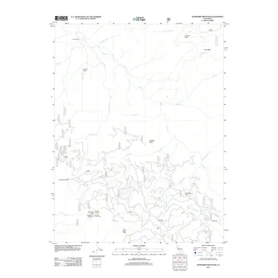 2012 Map of Sanhedrin Mountain, 2012 Print