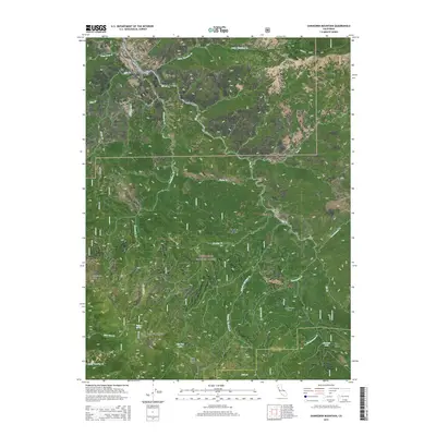 2015 Map of Sanhedrin Mountain, 2015 Print