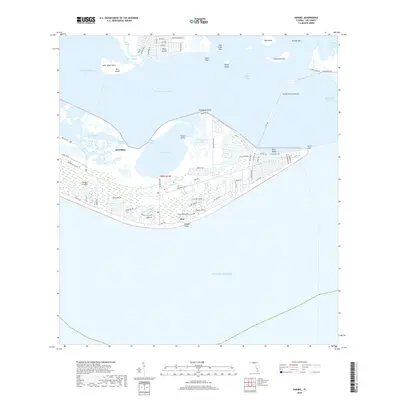 2018 Map of Sanibel, 2018 Print