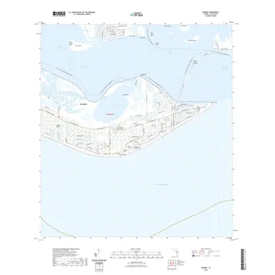 2021 Map of Sanibel, 2021 Print