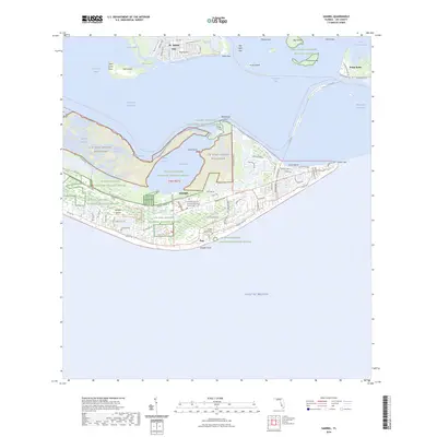 2024 Map of Sanibel, 2024 Print