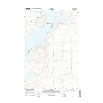 2014 Map of Sanish, 2014 Print
