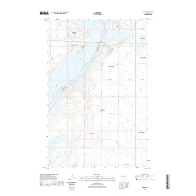 2020 Map of Sanish, 2020 Print