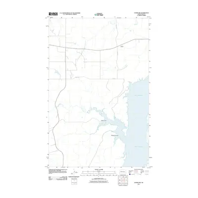 2011 Map of Sanish NW, 2011 Print