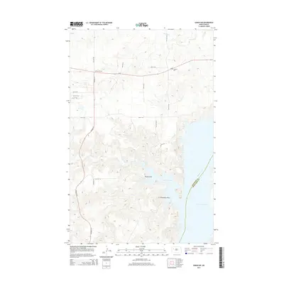 2014 Map of Sanish NW, 2014 Print