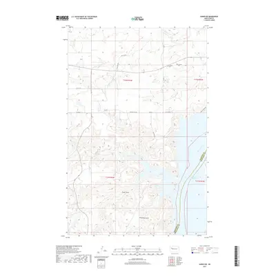 2017 Map of Sanish NW, 2017 Print