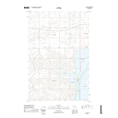 2020 Map of Sanish NW, 2020 Print