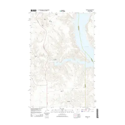 2014 Map of Sanish SW, 2014 Print