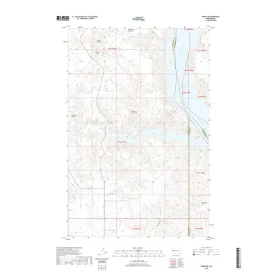2018 Map of Sanish SW, 2018 Print