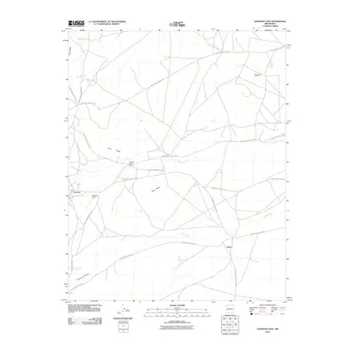 2010 Map of Sanostee East, 2010 Print