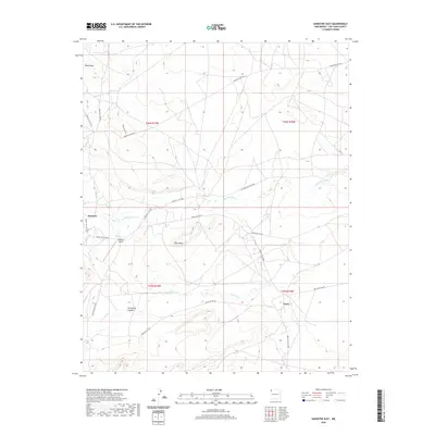 2020 Map of Sanostee East, 2020 Print