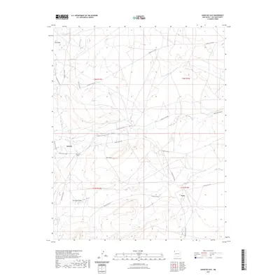 2023 Map of Sanostee East, 2023 Print