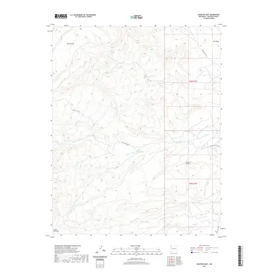 2020 Map of Sanostee West, 2020 Print