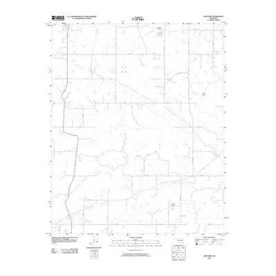 2010 Map of Sans Bois, 2010 Print