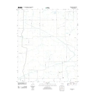 2012 Map of Sans Bois, 2012 Print