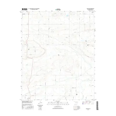 2016 Map of Sans Bois, 2016 Print