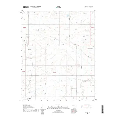 2018 Map of Sans Bois, 2018 Print