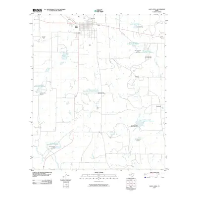 2010 Map of Santa Anna, 2010 Print