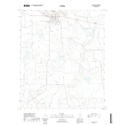 2019 Map of Santa Anna, 2019 Print