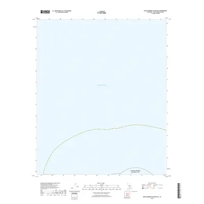 2018 Map of Santa Barbara Island OE N, 2018 Print