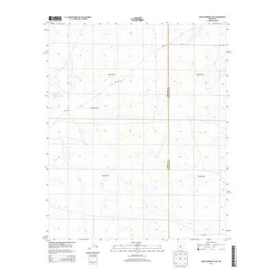 2013 Map of Santa Barbara Lake, 2013 Print