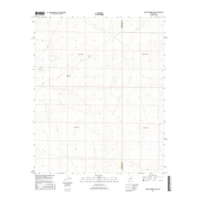 2017 Map of Santa Barbara Lake, 2017 Print