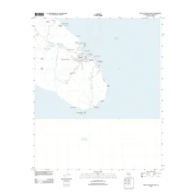 2012 Map of Santa Catalina East, 2012 Print