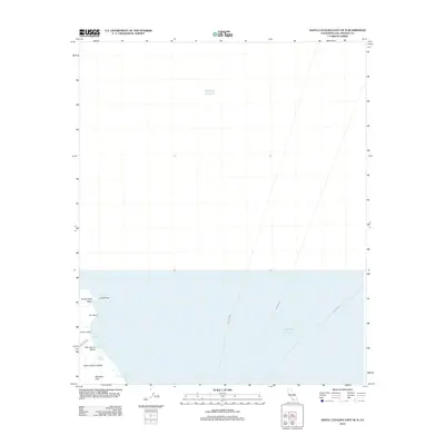 2012 Map of Santa Catalina East OE N, 2012 Print