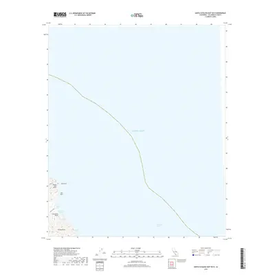 2018 Map of Santa Catalina East OE N, 2018 Print