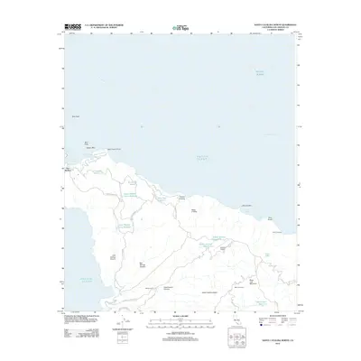 2012 Map of Santa Catalina North, 2012 Print