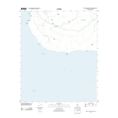 2012 Map of Santa Catalina South, 2012 Print