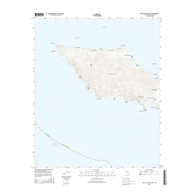 2015 Map of Santa Catalina West, 2015 Print