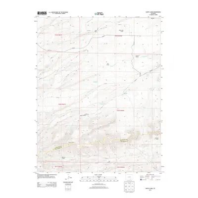 2013 Map of Santa Clara, 2013 Print
