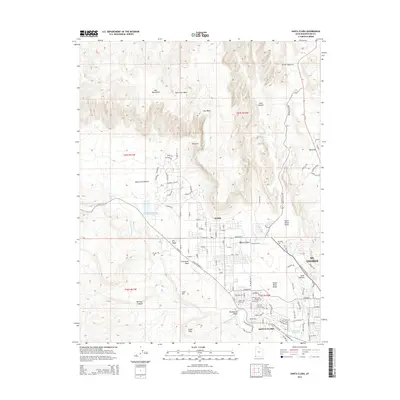 2014 Map of Santa Clara, 2014 Print