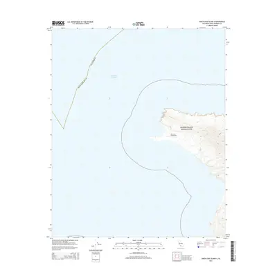 2015 Map of Santa Cruz Island A, 2015 Print