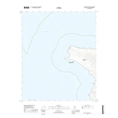 2018 Map of Santa Cruz Island A, 2018 Print