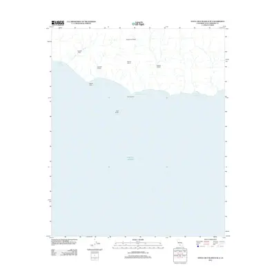 2012 Map of Santa Cruz Island B OE S, 2012 Print