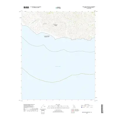 2018 Map of Santa Cruz Island B OE S, 2018 Print