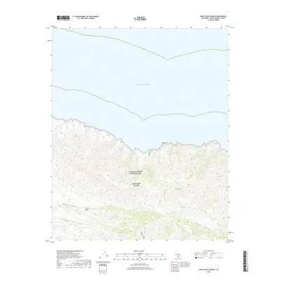 2018 Map of Santa Cruz Island B, 2018 Print