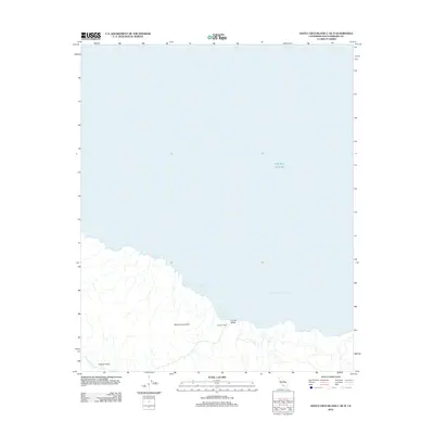 2012 Map of Santa Cruz Island C OE N, 2012 Print